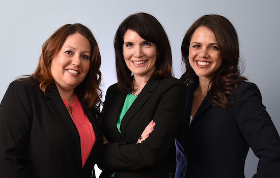 image of employment law attorneys Renee Noy, Alexis James and Laura Withrow